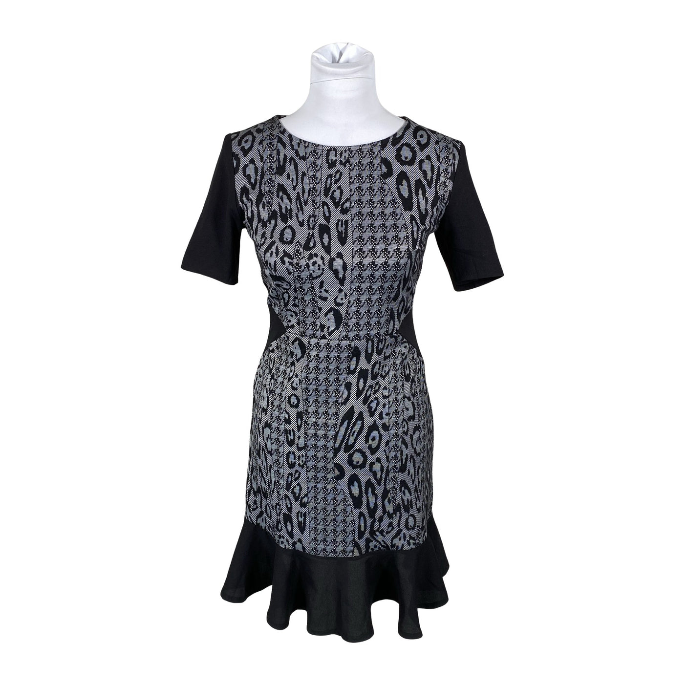 Unisex Collection London - Tricot dress, size 38 - Black (1)