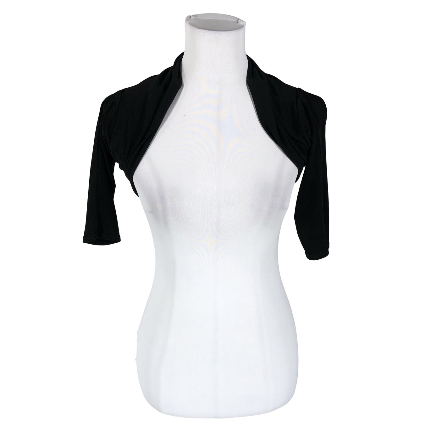 Unisex Allison - Tricot bolero, size 36 - Black (1)