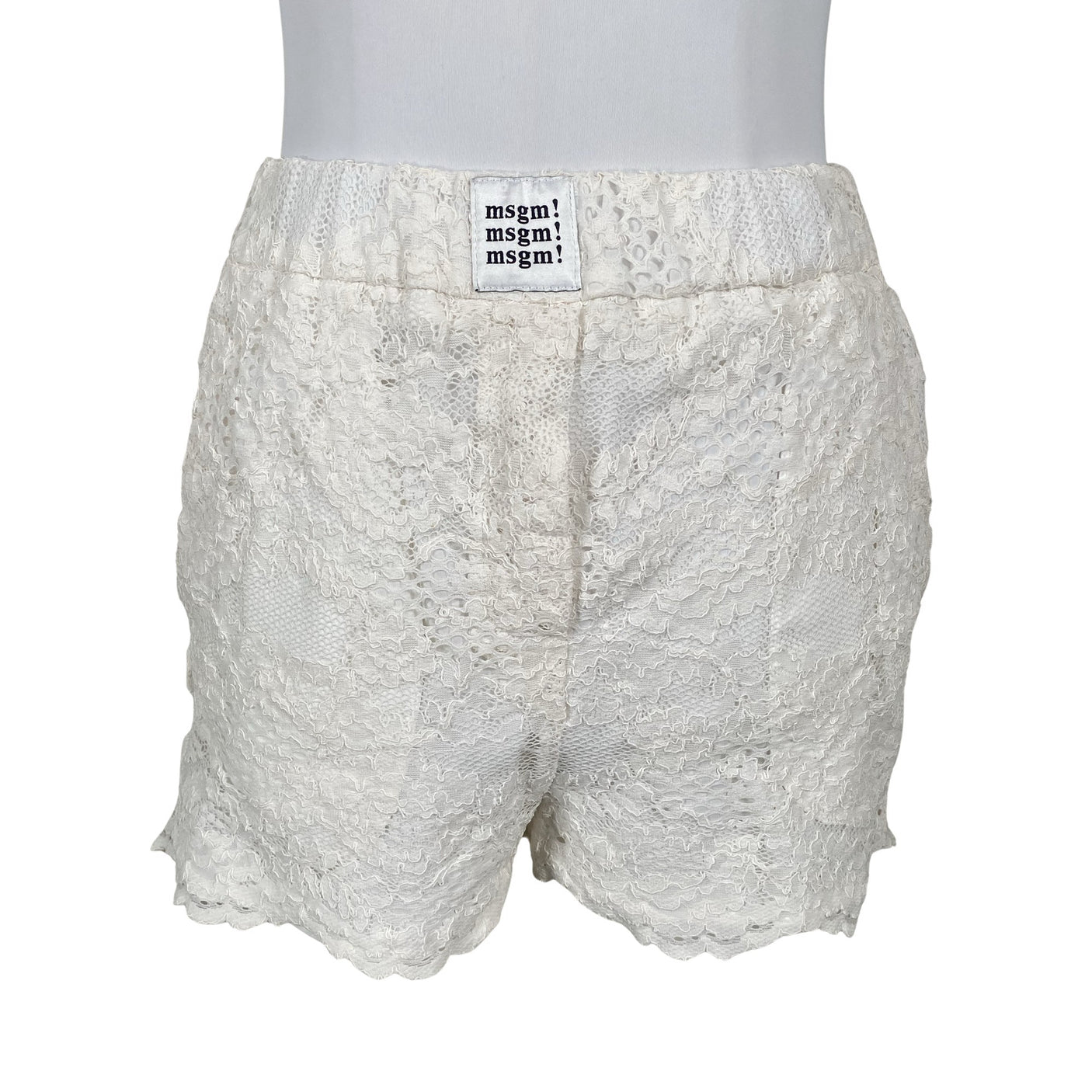 Unisex MSGM - Short-sleeved blouse, size 38 - White (3)