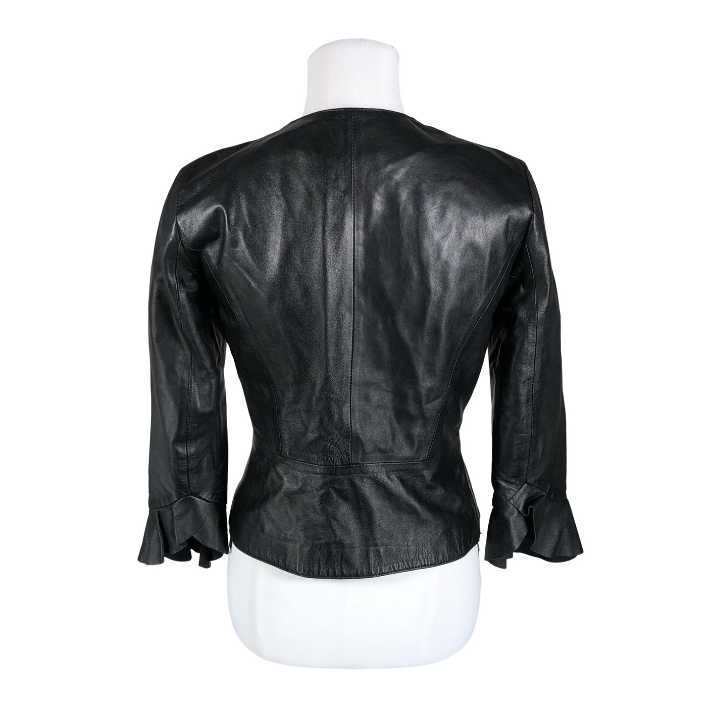 Unisex Sandro Ferrone - Leather jacket, size 36 - Black (2)
