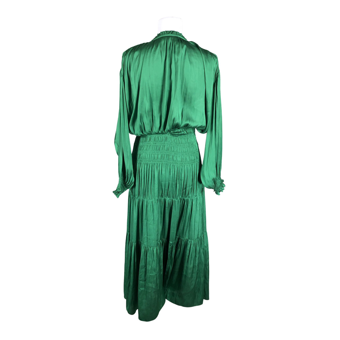 Unisex Maje - Schiffon dress, size 38 - Green (2)