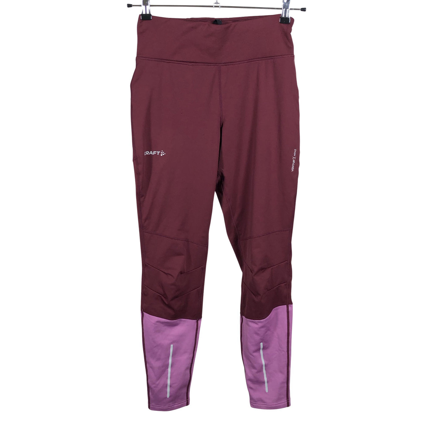 Unisex Craft - Sports trousers, size 38 - Wine red (1)
