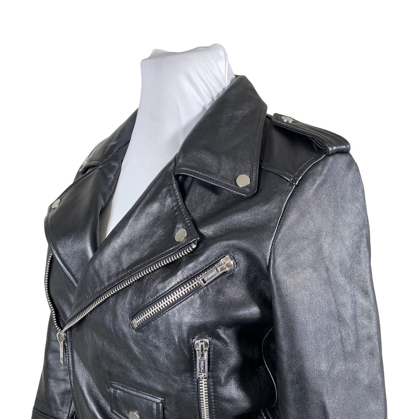 Unisex Deadwood - Leather jacket, size 42 - Black (2)
