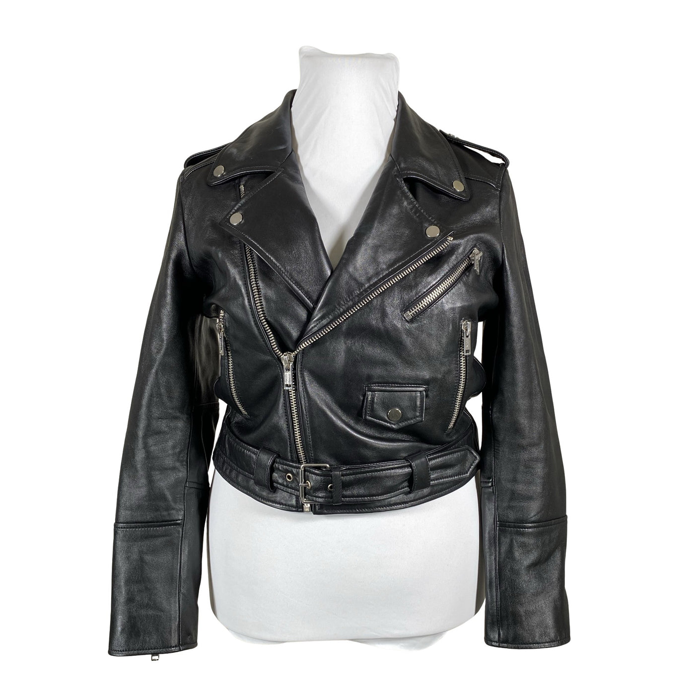 Unisex Deadwood - Leather jacket, size 42 - Black (1)
