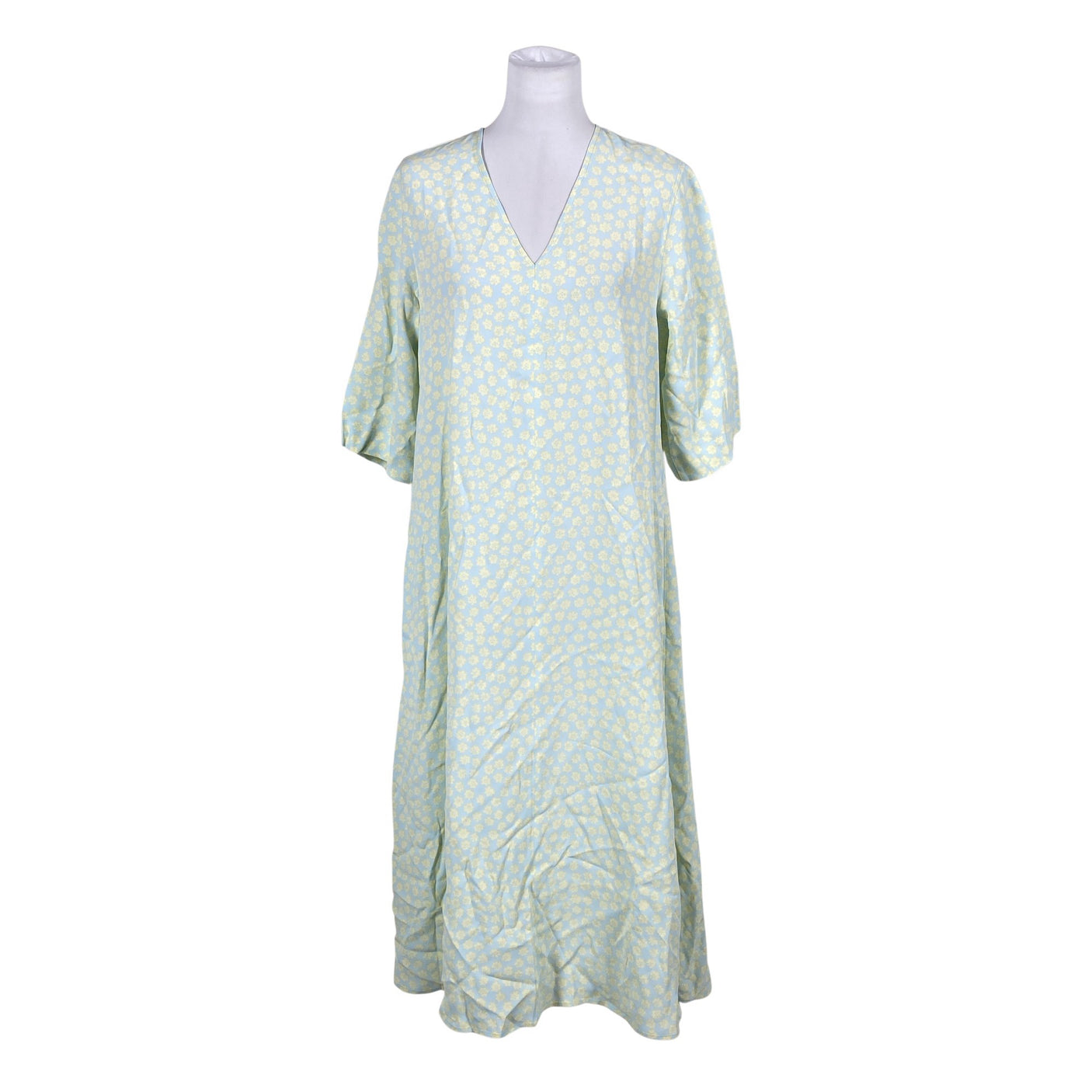 Unisex Marimekko - Schiffon dress, size 40 - Green (1)
