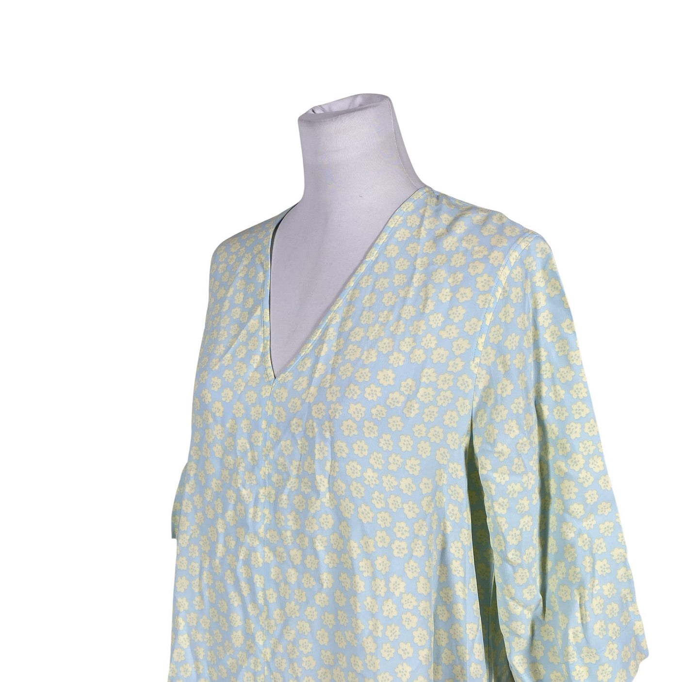 Unisex Marimekko - Schiffon dress, size 40 - Green (2)