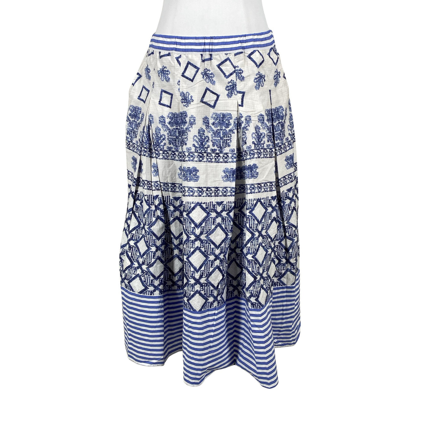 Unisex Marina Rinaldi - Fabric skirt, size 40 - Light blue (1)