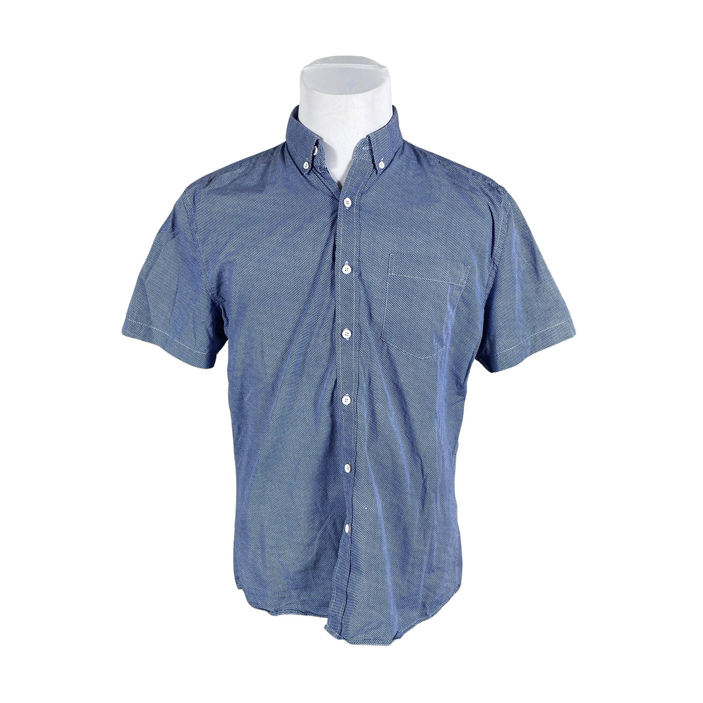 Unisex Mr. Marten - Collared shirt, size L - Blue (1)