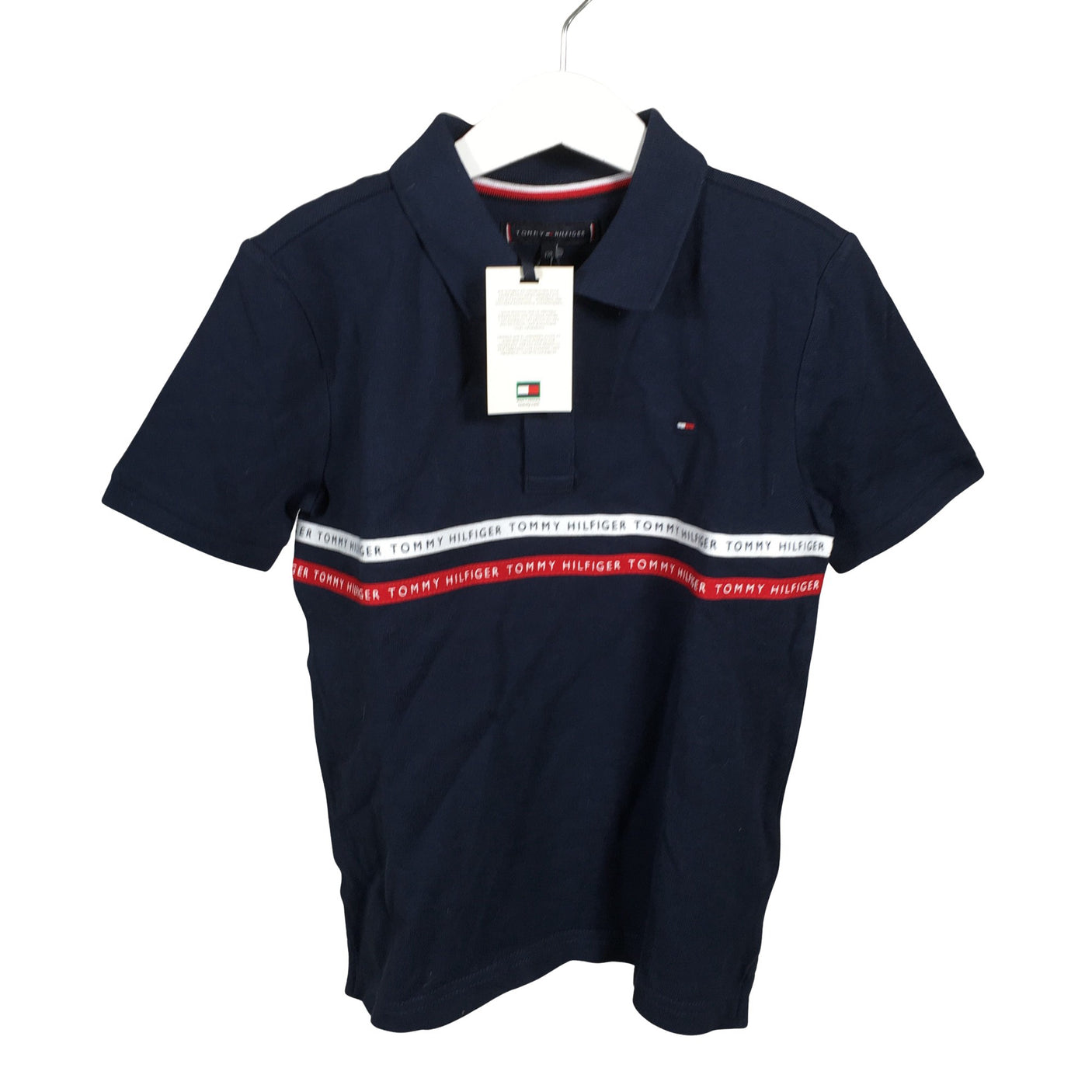 Unisex Tommy Hilfiger - Polo shirt, size 122 - 128 - Blue (1)