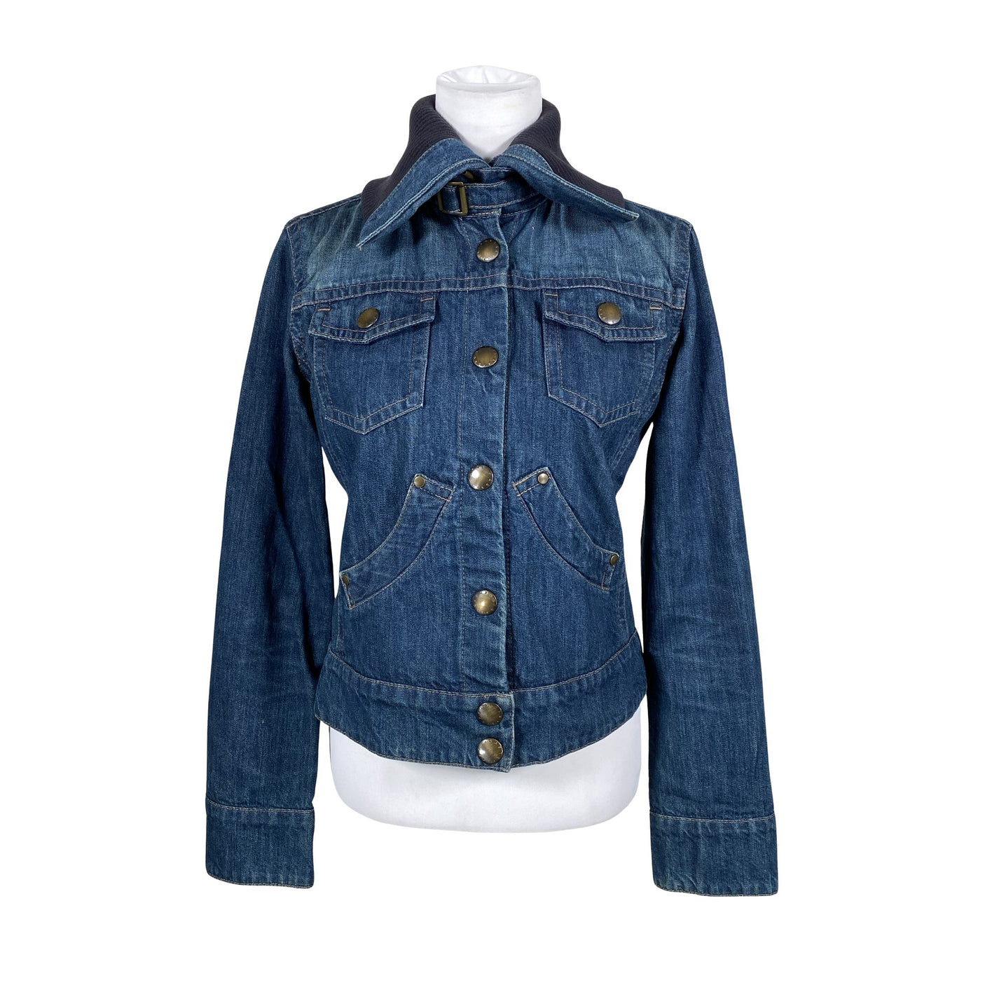 Unisex Sisley - Denim jacket, size 38 - Blue (1)
