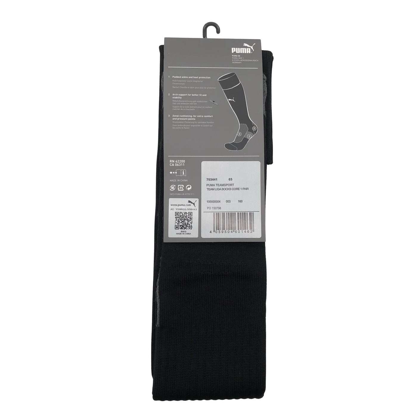 Unisex Puma - Socks, size 39 - Black (2)