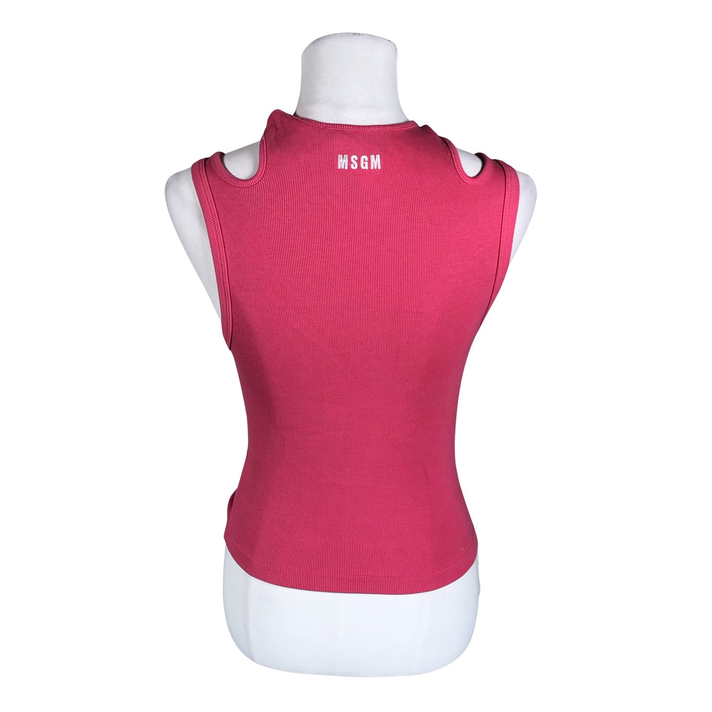 Unisex MSGM - Tricot tank top, size 38 - Pink (2)