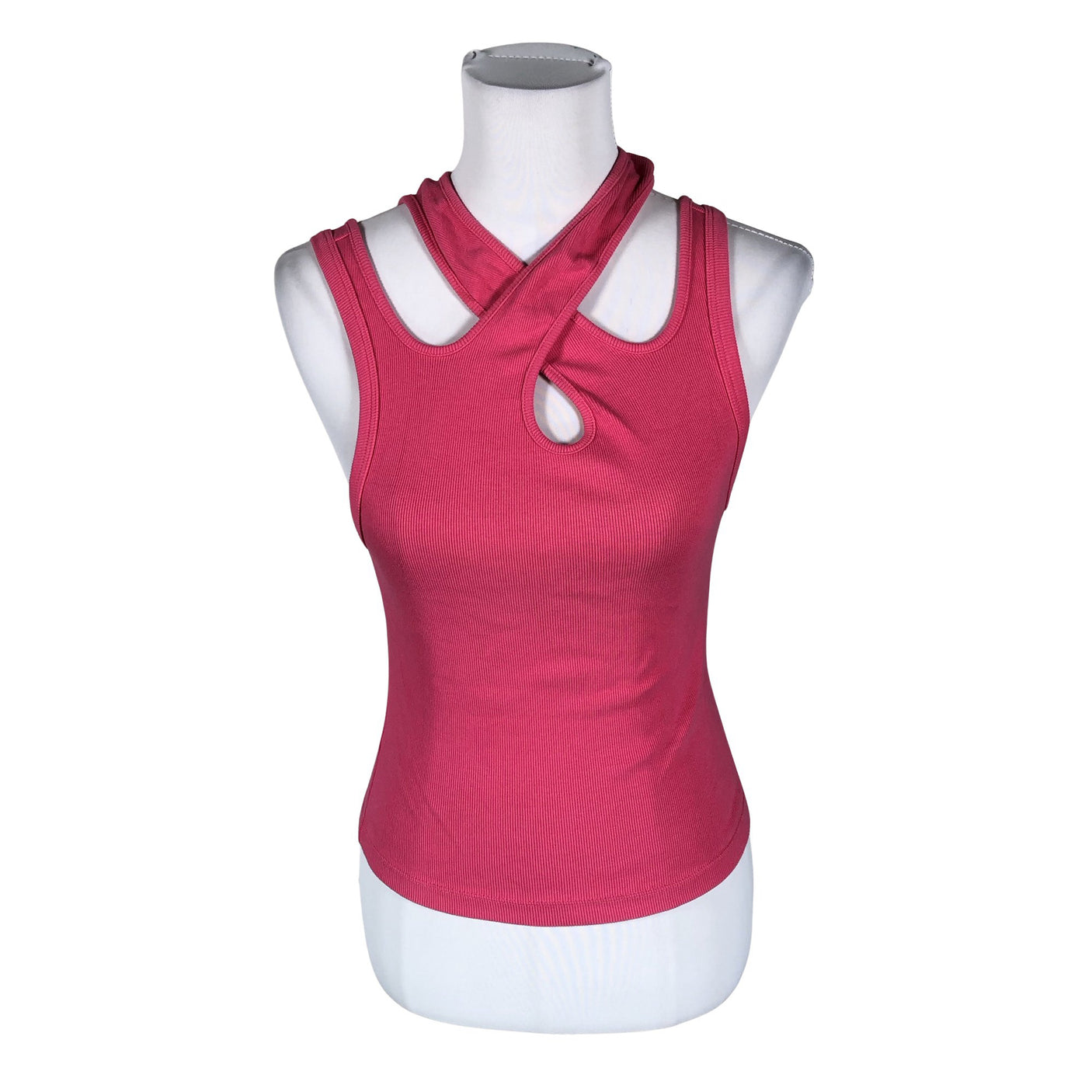 Unisex MSGM - Tricot tank top, size 38 - Pink (1)