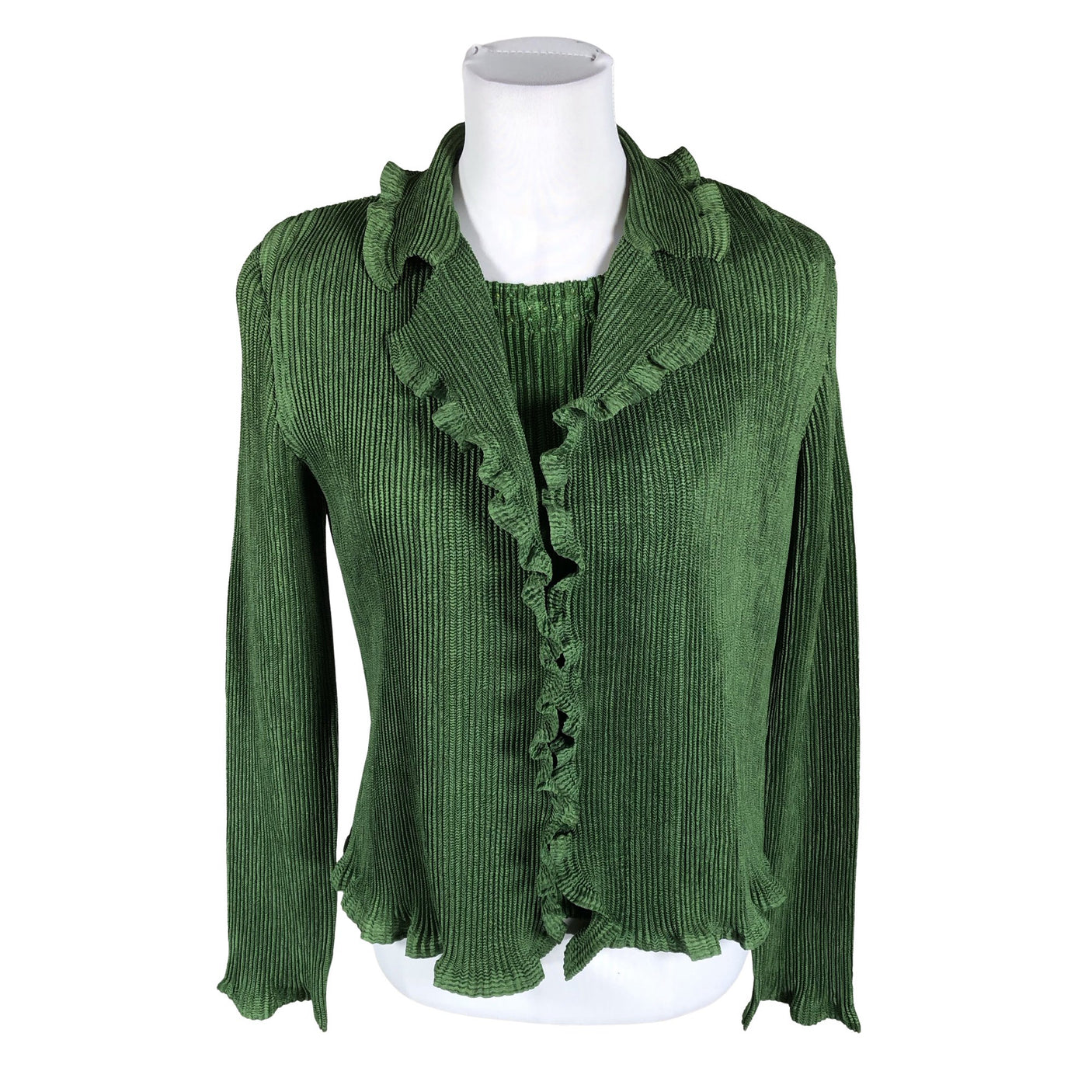Unisex Adolfo Dominguez - Party shirt, size 40 - Green (1)