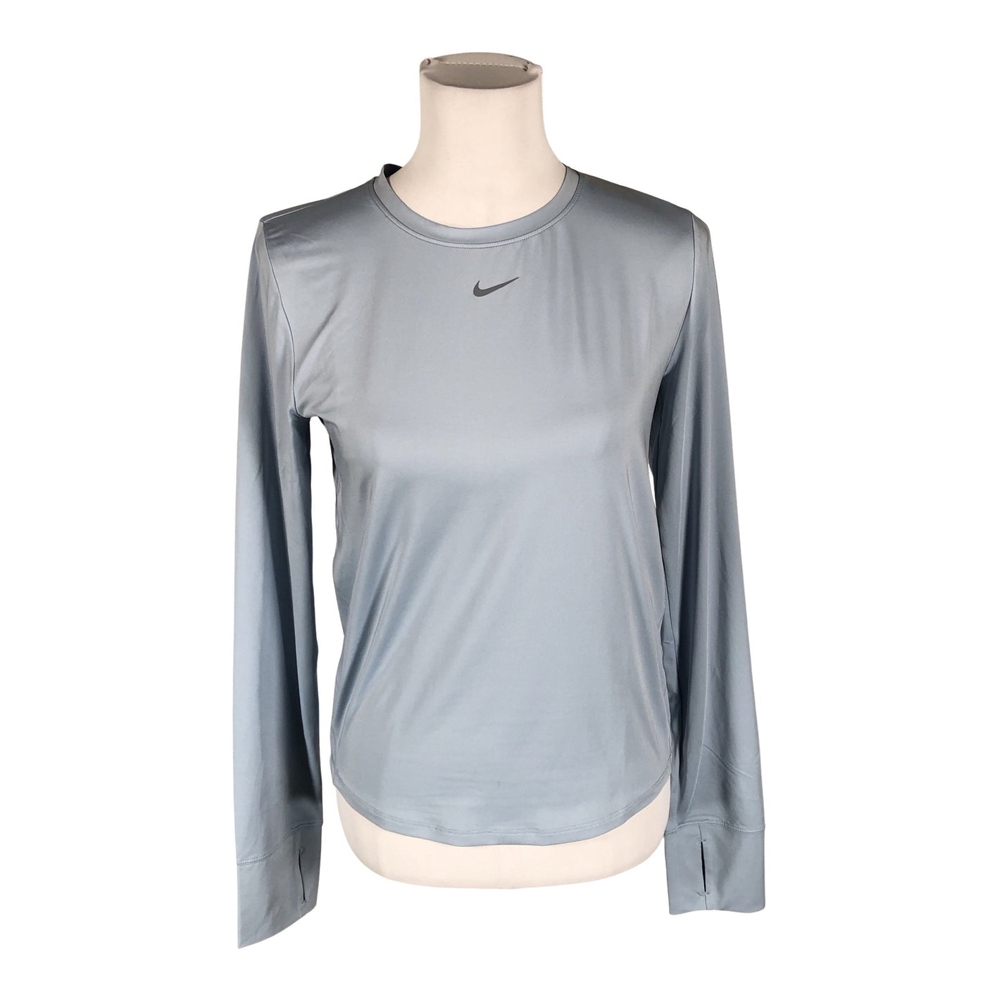 Unisex Nike - Sports shirt, long sleeve, size 34 - Light blue (1)