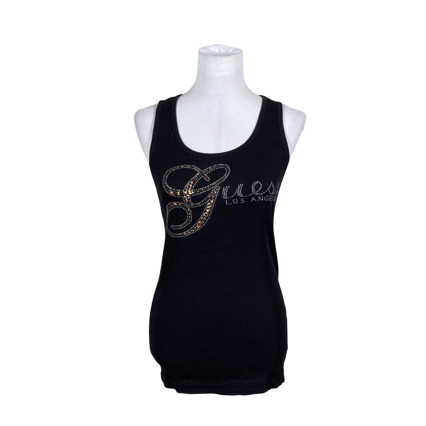 Unisex Guess - Tricot tank top, size 40 - Black (1)