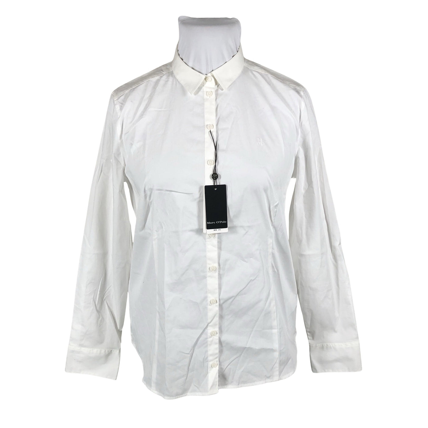 Unisex Marc O'Polo - Collared shirt, size 44 - White (1)