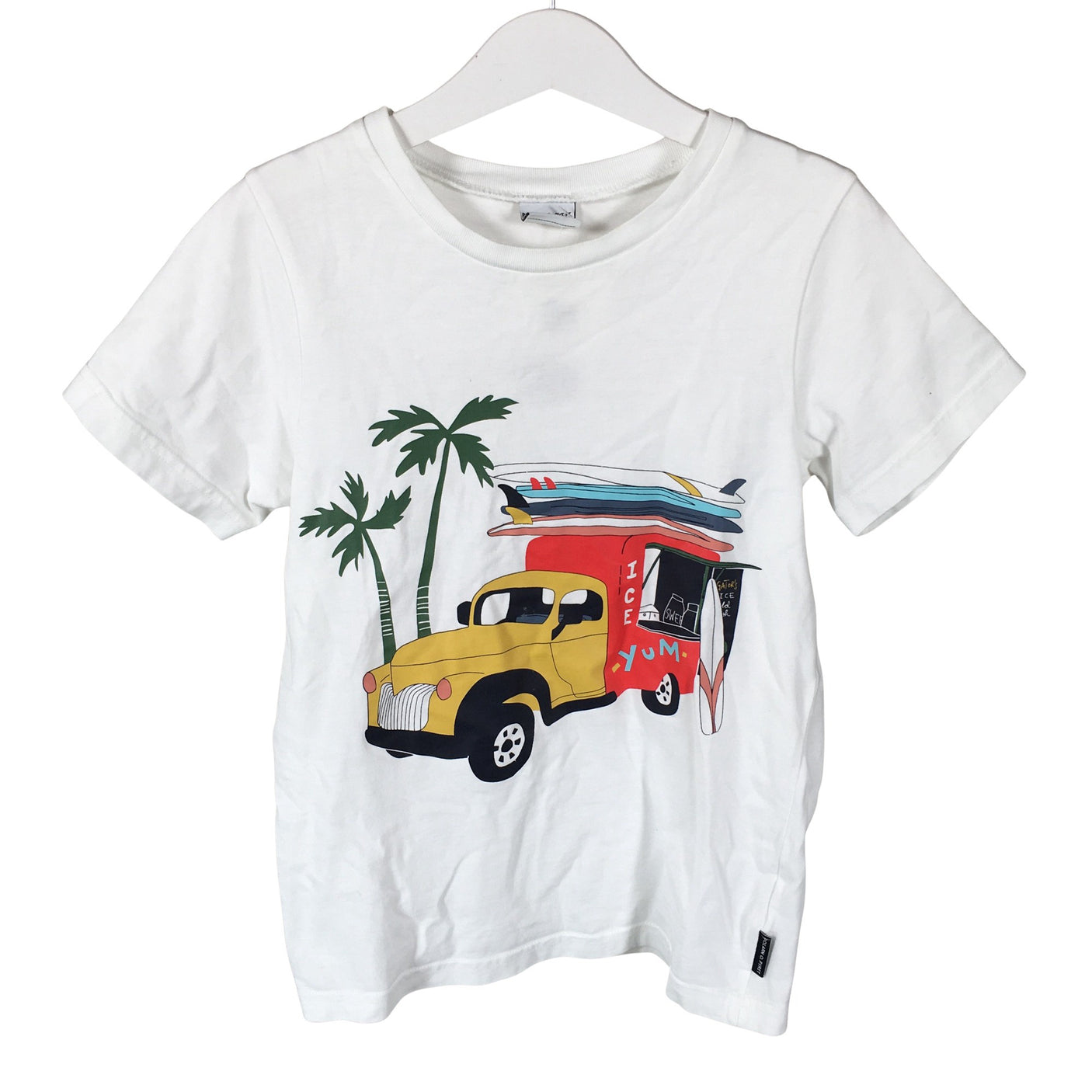 Unisex Polarn O. Pyret - T-shirt, size 122 - 128 - White (1)
