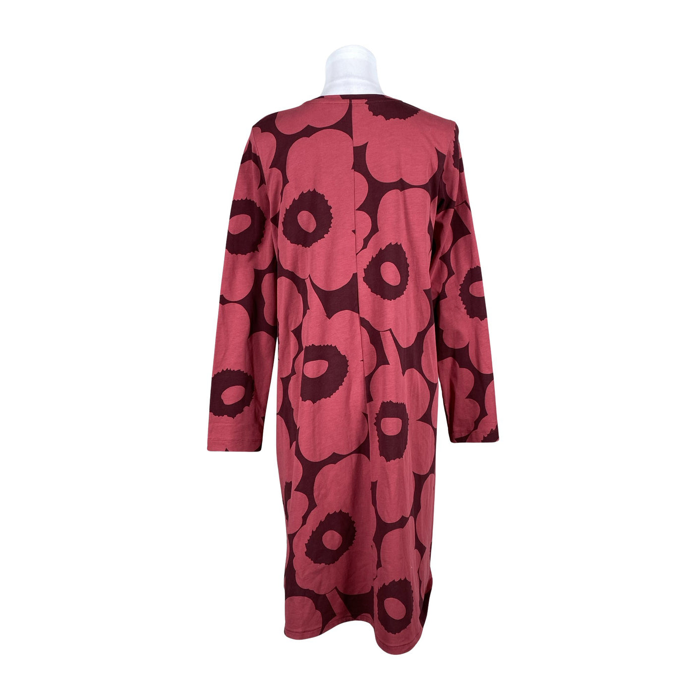 Unisex Marimekko - Tricot dress, size 36 - Wine red (3)
