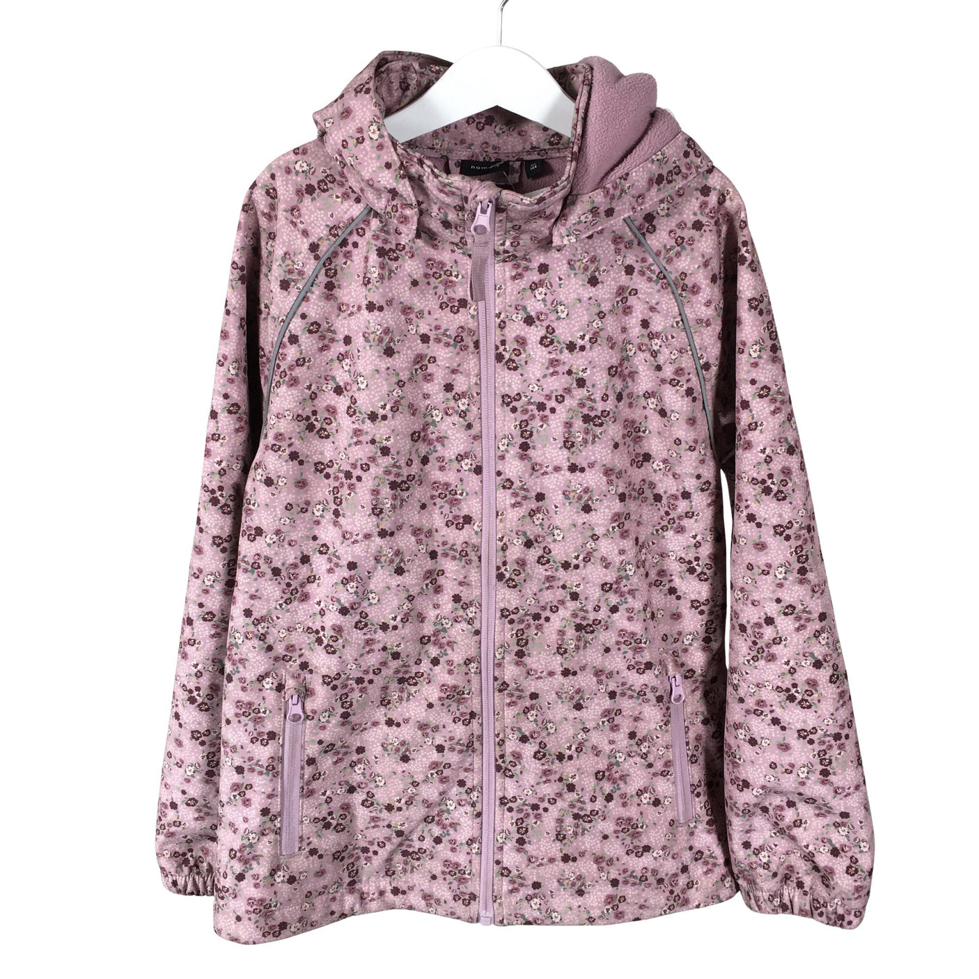 Unisex Name It - Soft shell jacket, size 140 - 146 - Light pink (1)