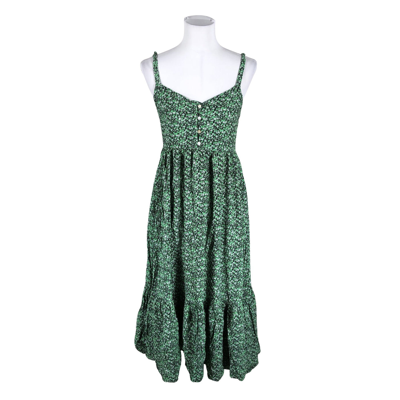 Unisex Lindex - Summer dress, size 36 - Green (1)