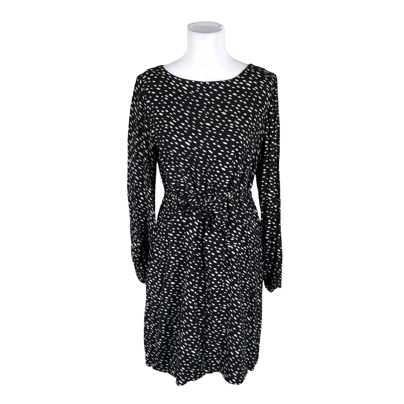 Unisex Marimekko - Schiffon dress, size 38 - Black (1)
