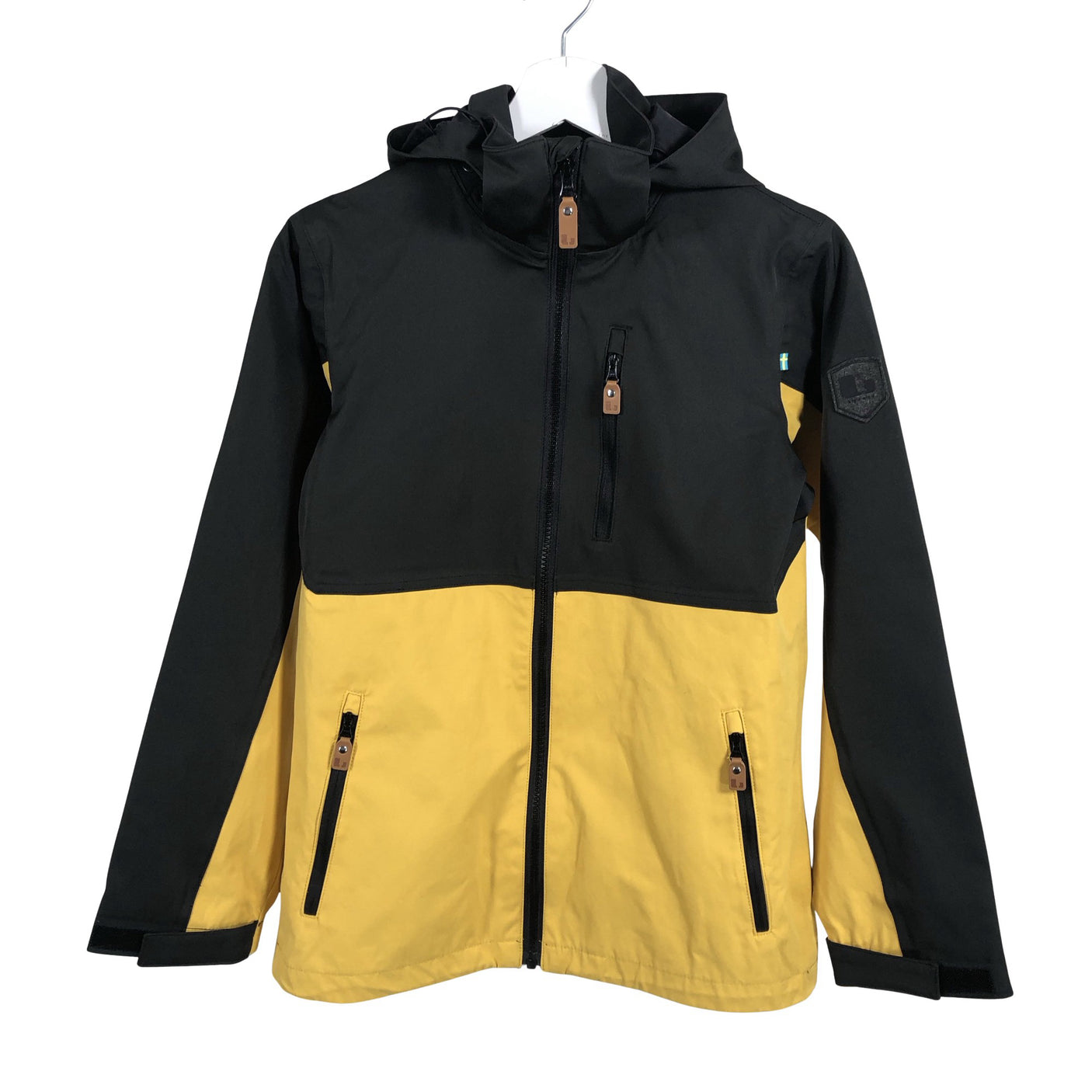 Unisex Lindberg - Spring/Fall jacket, size 158 - 164 - Yellow (1)
