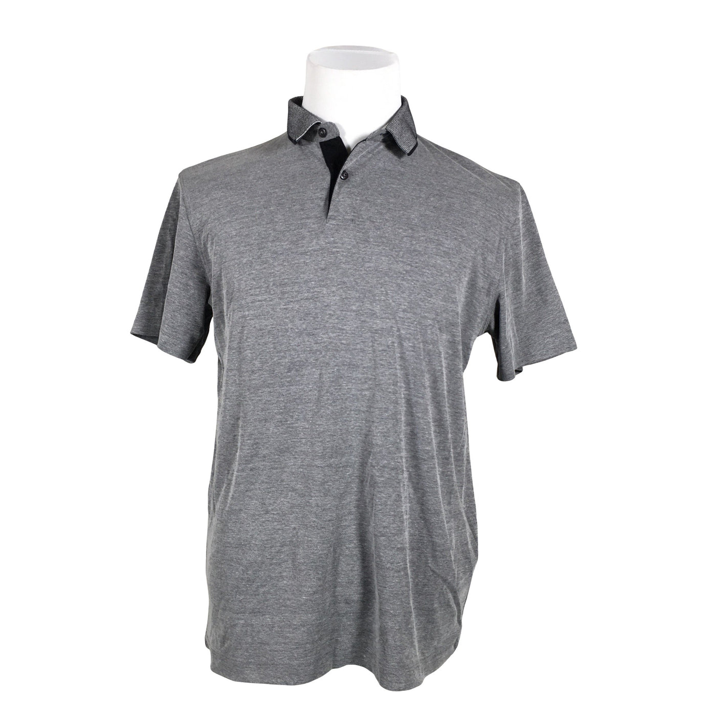 Unisex Selected - Polo shirt, size L - Gray (1)