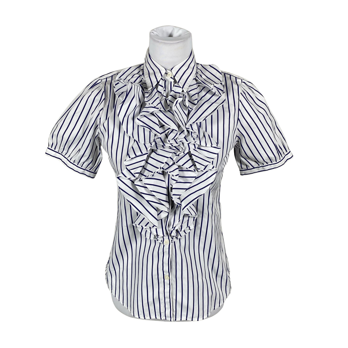 Unisex Lauren Ralph Lauren - Short-sleeved blouse, size 36 - White (1)