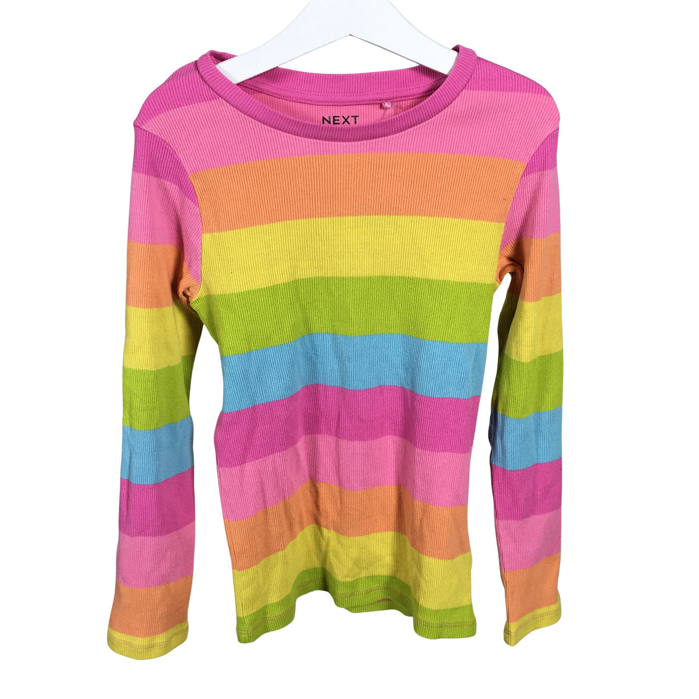Unisex Next - Tricot shirt, size 128 - 134 - Light pink (1)