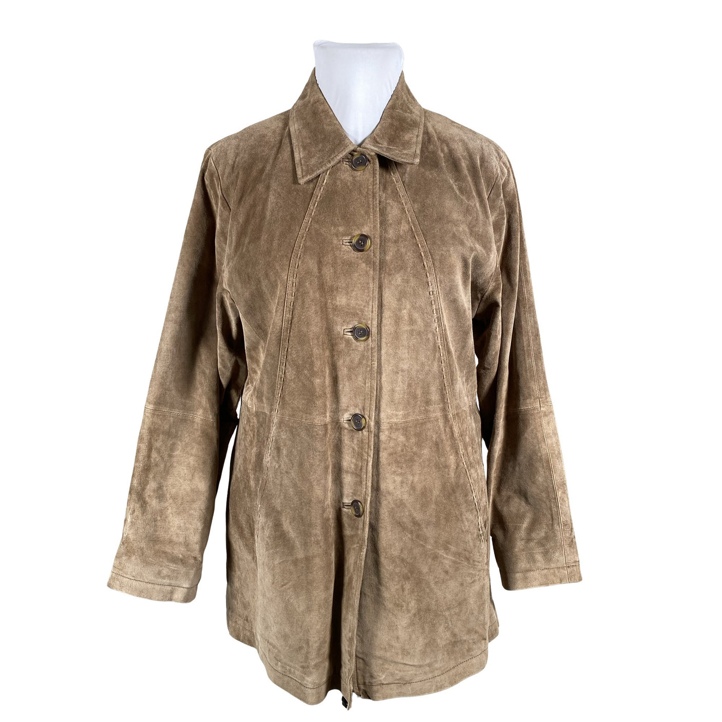 Unisex Big-L - Leather jacket, size 42 - Brown (1)