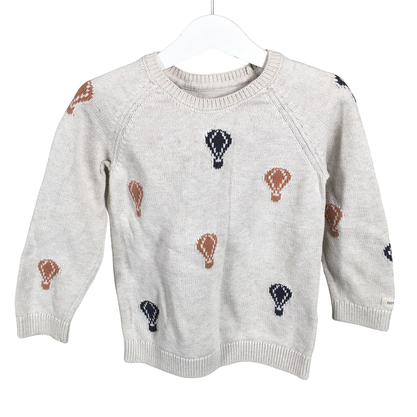Unisex Newbie - Sweater, size 98 - 104 - Beige (1)