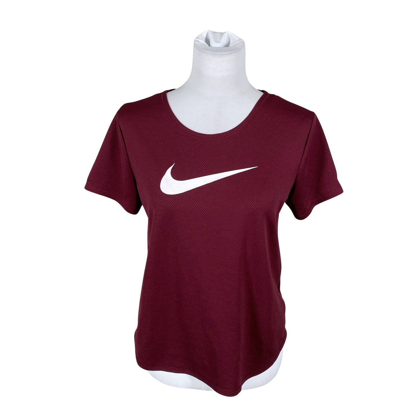 Unisex Nike - Sports shirt, short sleeve, size 38 - Wine red (1)