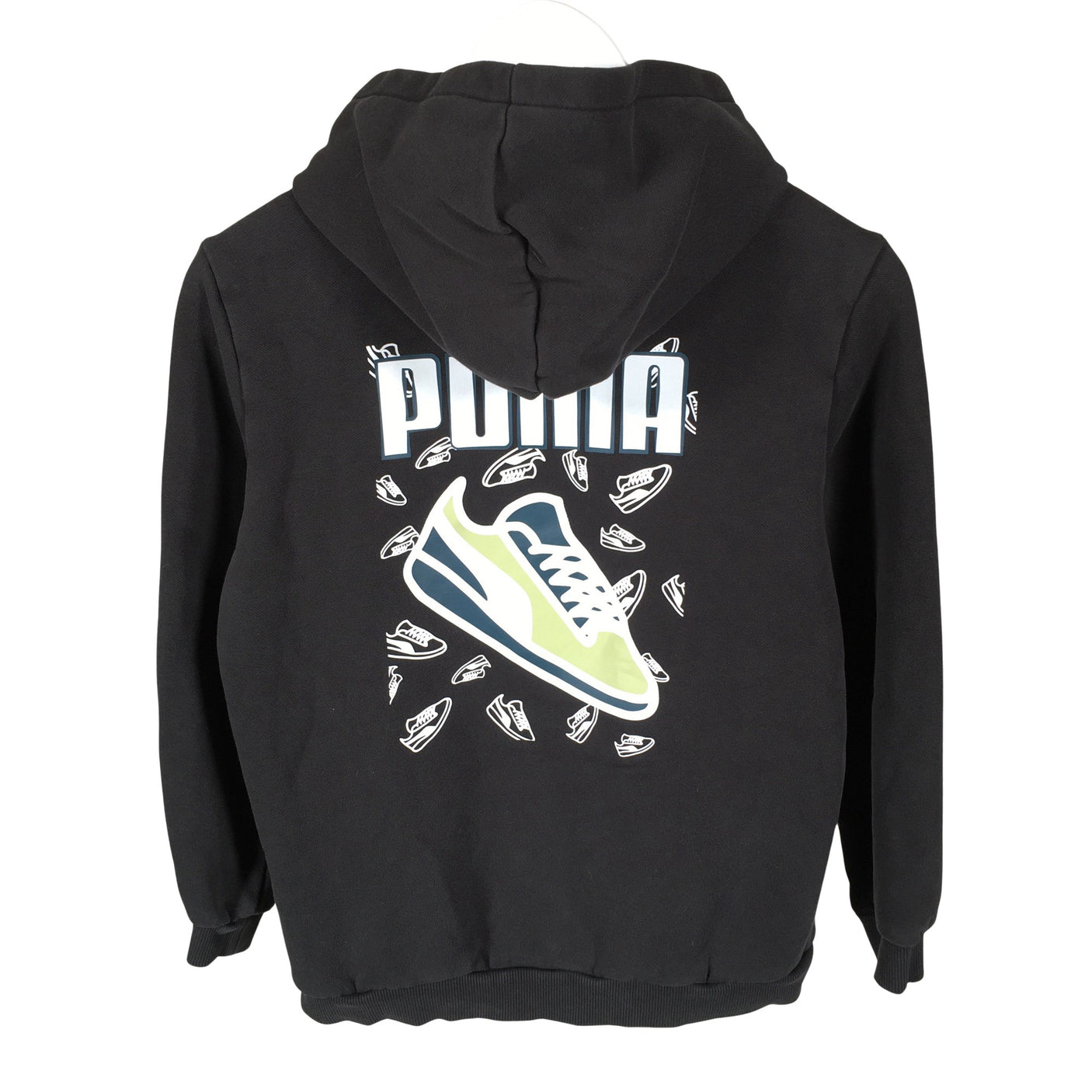 Unisex Puma - Hoodie, size 158 - 164 - Brown (2)
