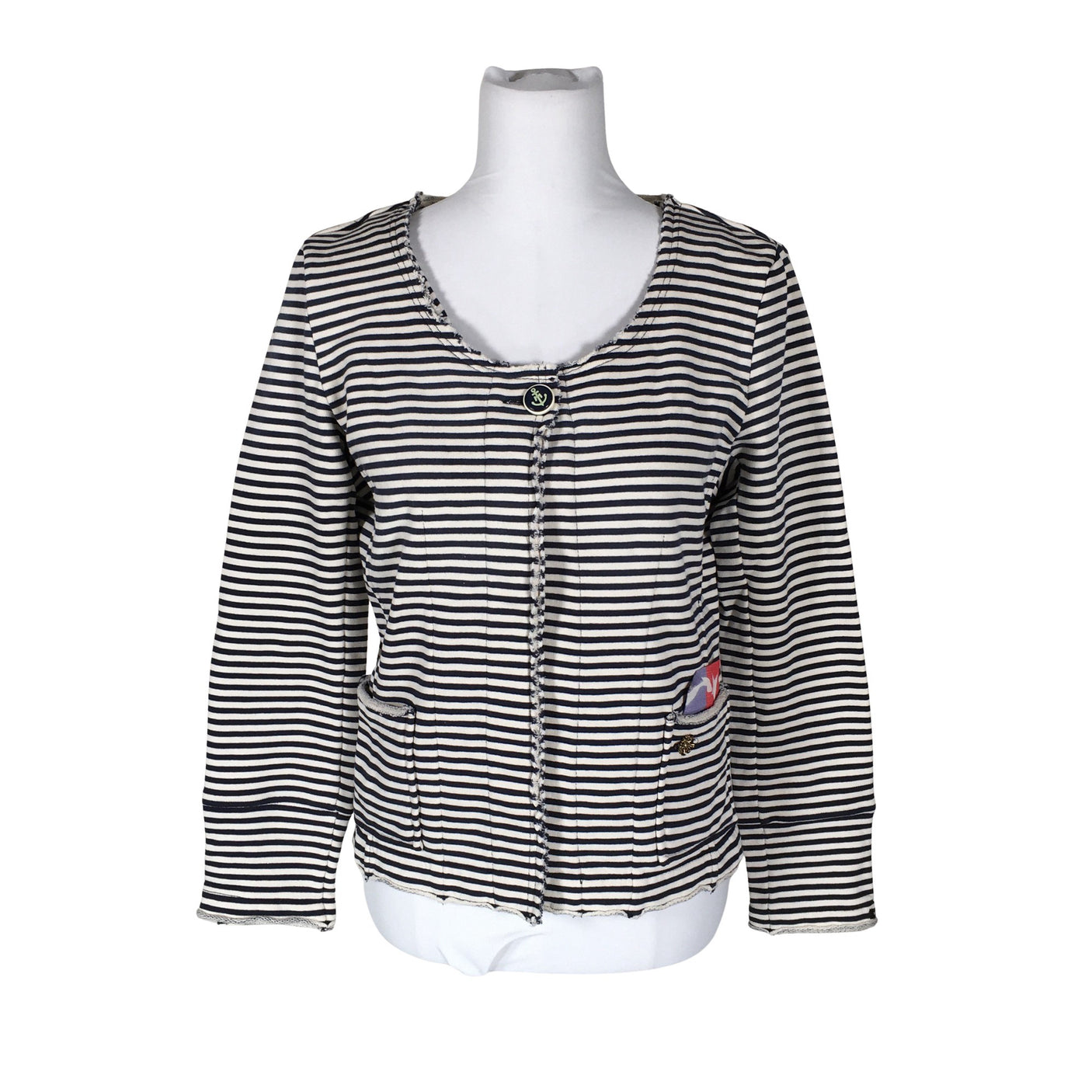 Unisex Maison Scotch - Sweat jacket, size 40 - White (1)