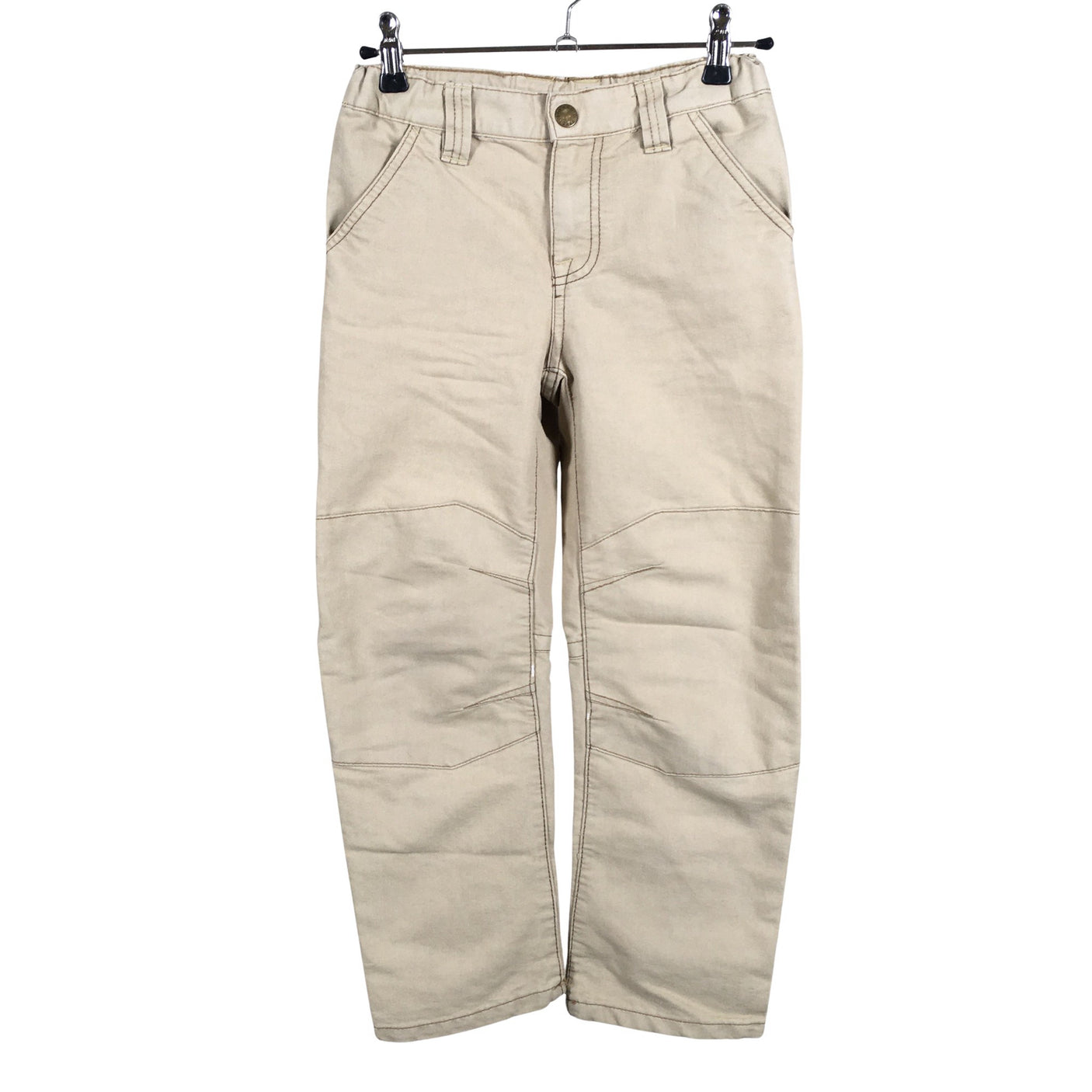 Unisex Polarn O. Pyret - Slacks, size 122 - 128 - Beige (1)