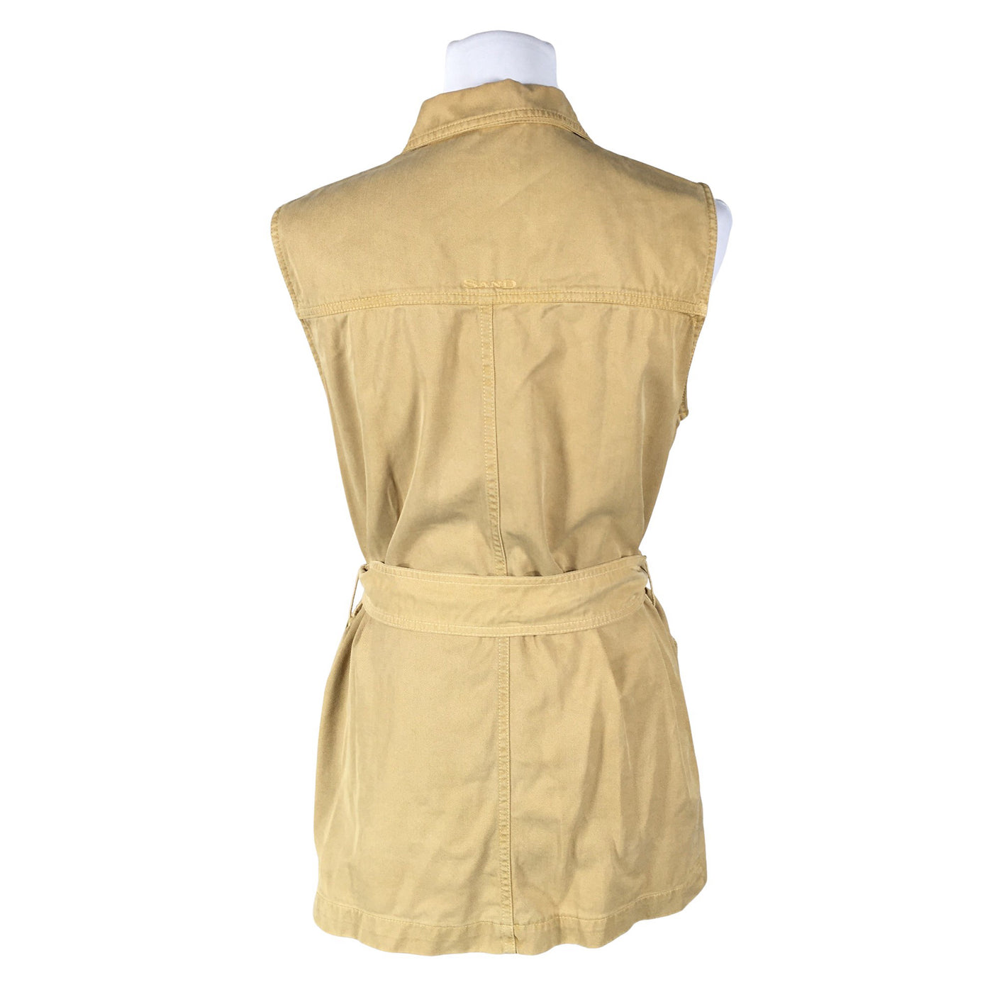 Unisex Sand - Denim tunic, size 38 - Beige (2)