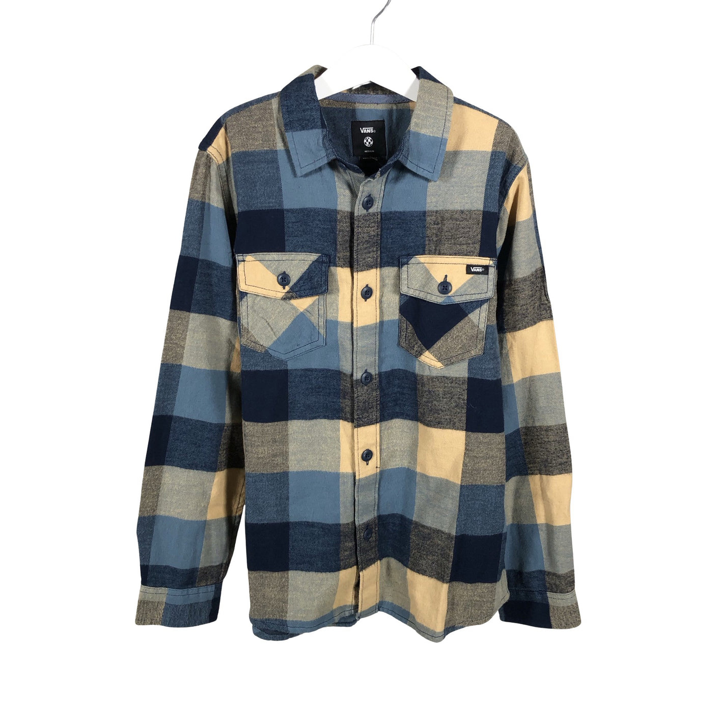 Unisex Vans - Flannel shirt, size 140 - 146 - Blue (1)