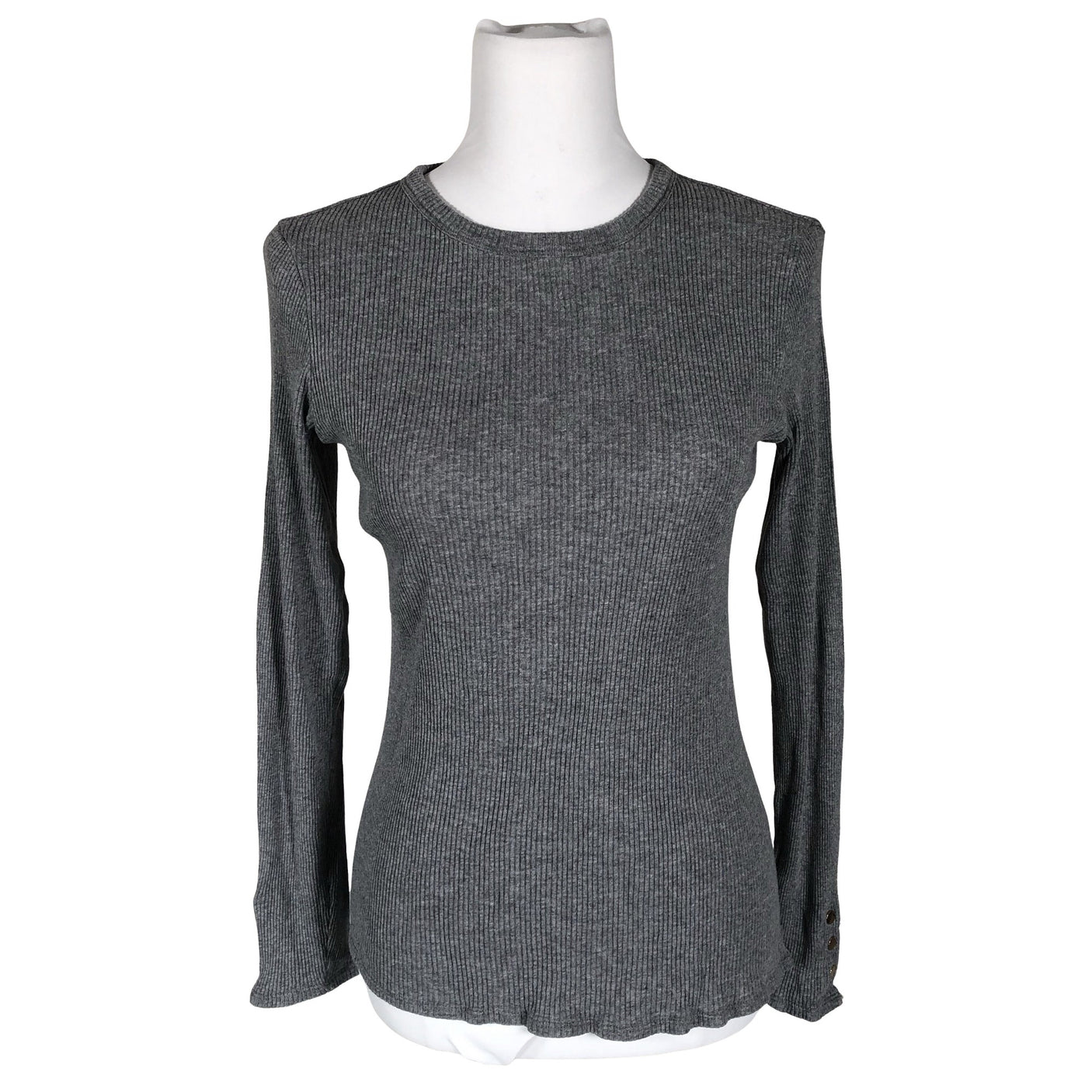 Unisex Massimo Dutti - Tricot shirt, size 40 - Gray (1)