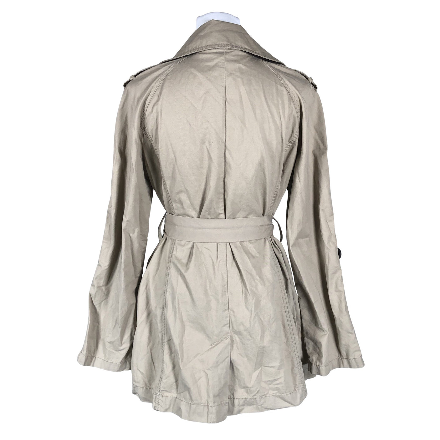Unisex Benetton - Trench coat, size 38 - Beige (2)