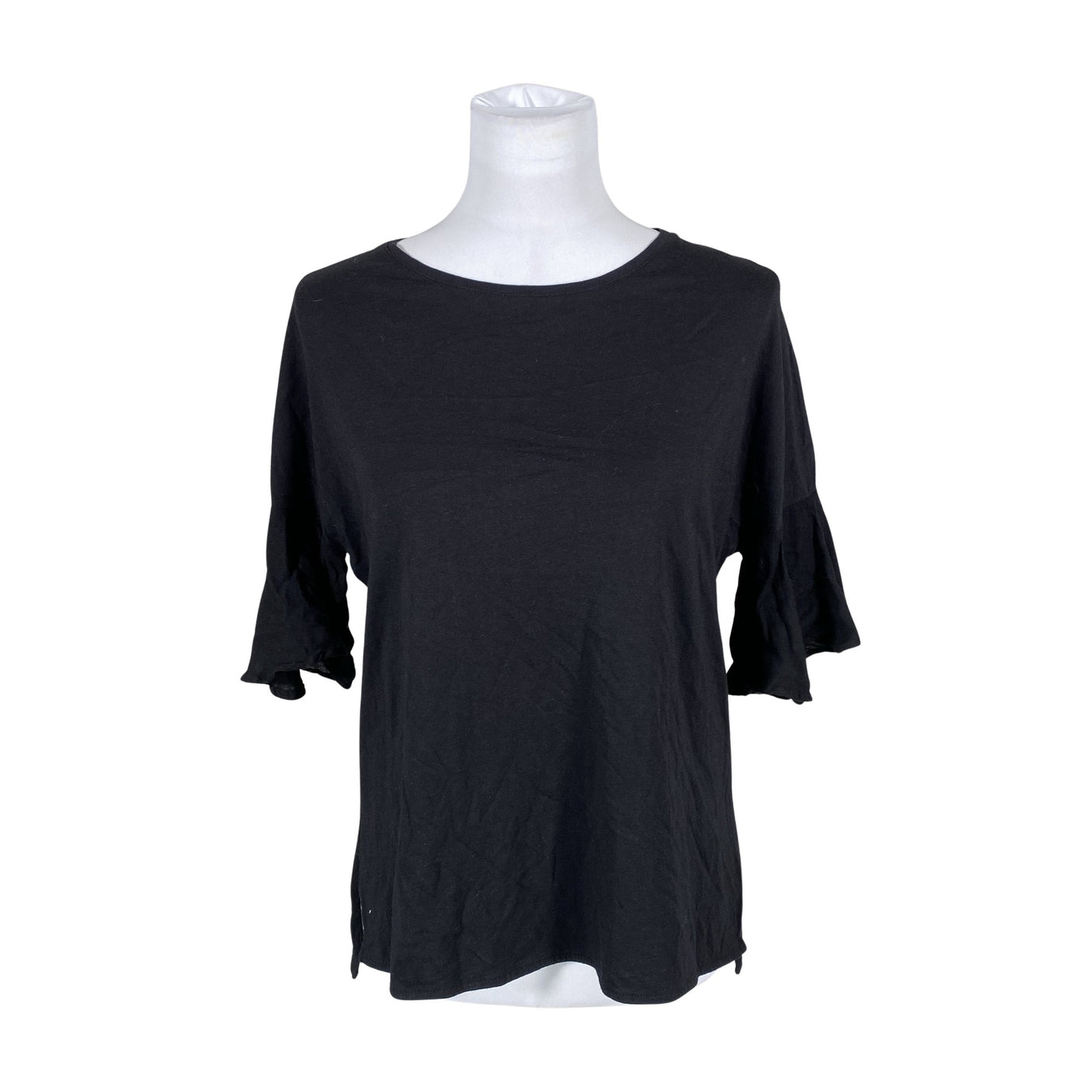 Unisex Massimo Dutti - T-shirt, size 38 - Black (1)