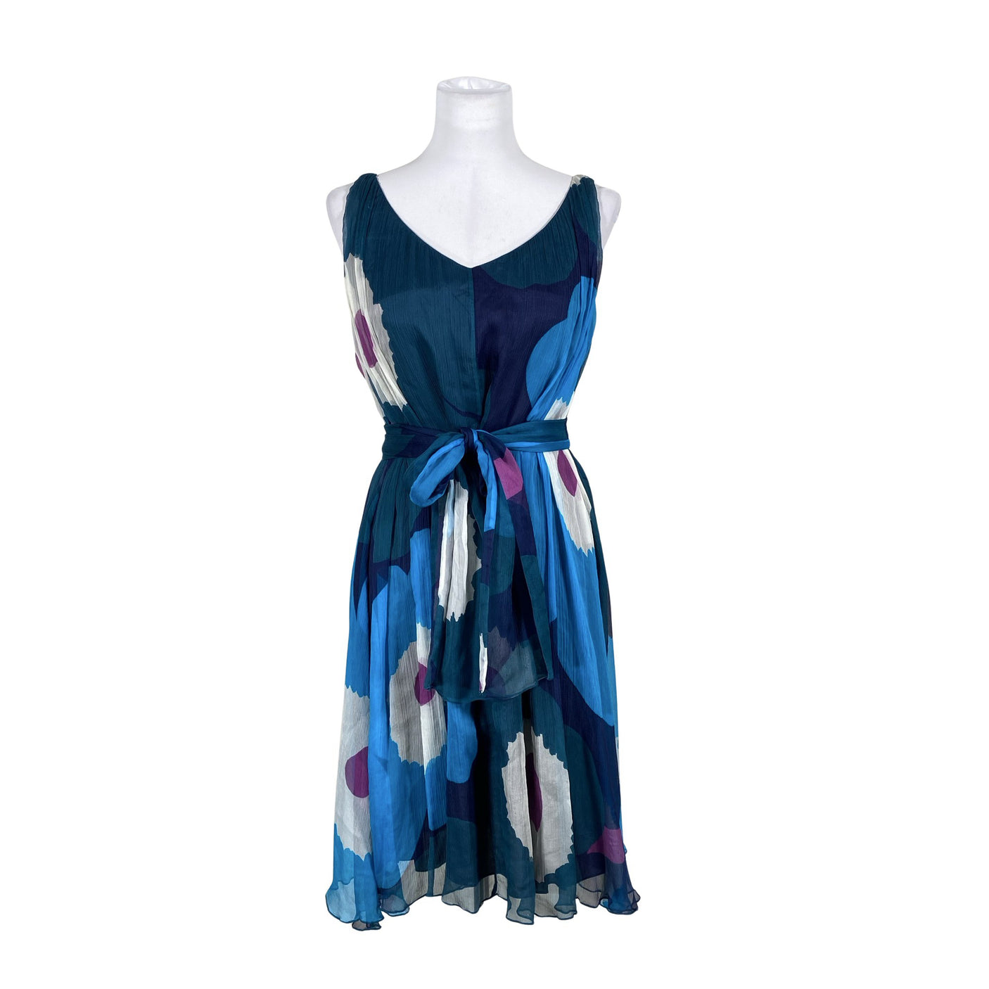 Unisex Marimekko - Schiffon dress, size 36 - Blue (1)