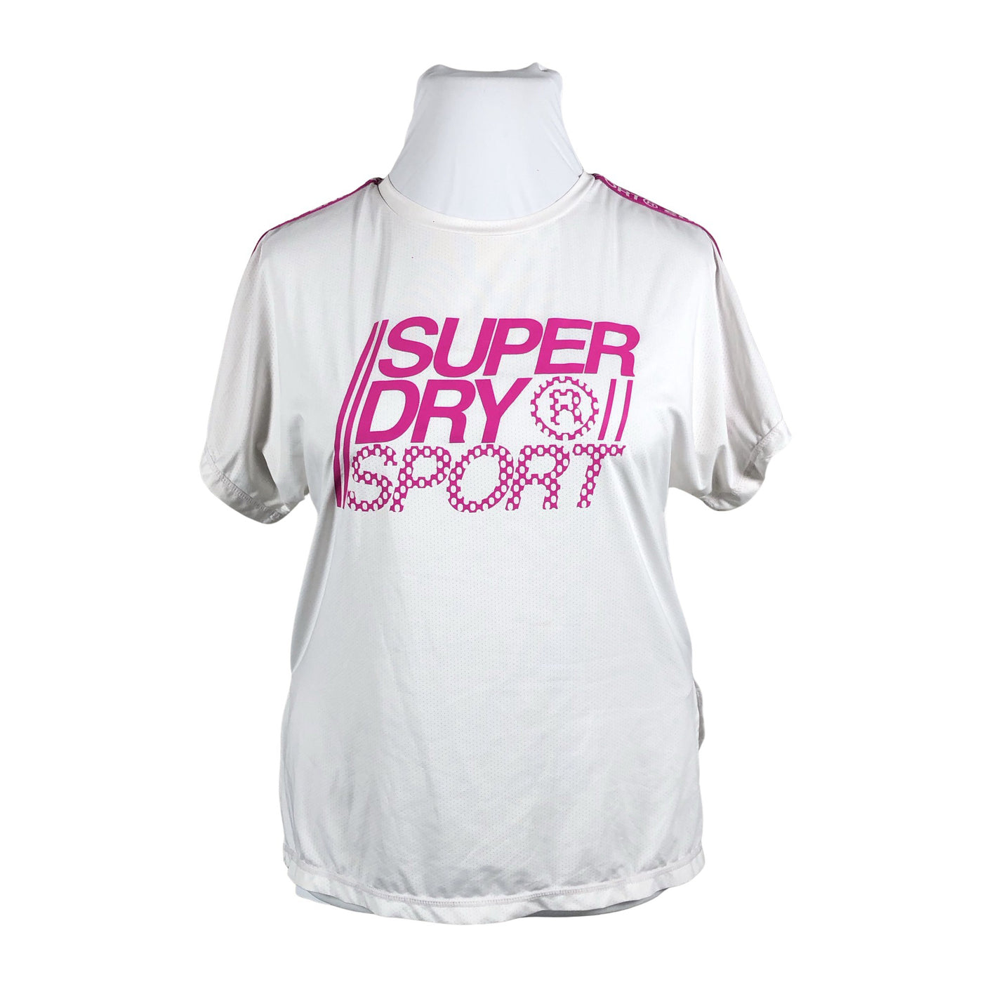 Unisex Superdry - Sports shirt, short sleeve, size 38 - White (1)
