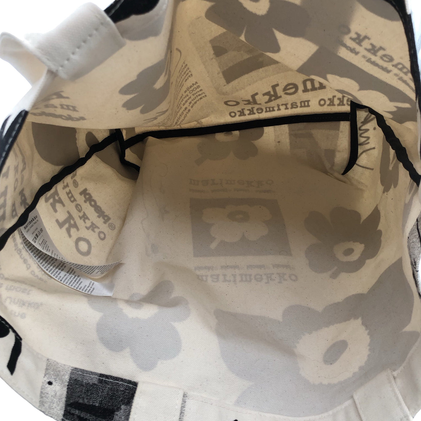 Unisex Marimekko - Handbag, size Maxi - White (3)