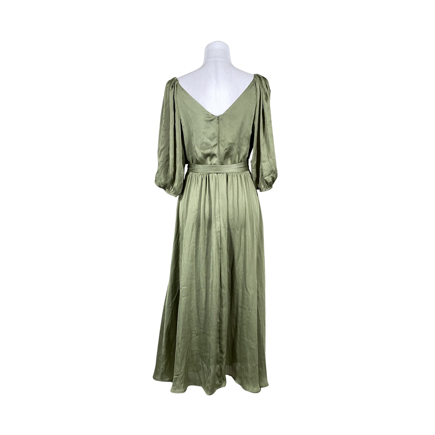 Unisex Esprit - Schiffon dress, size 38 - Green (2)