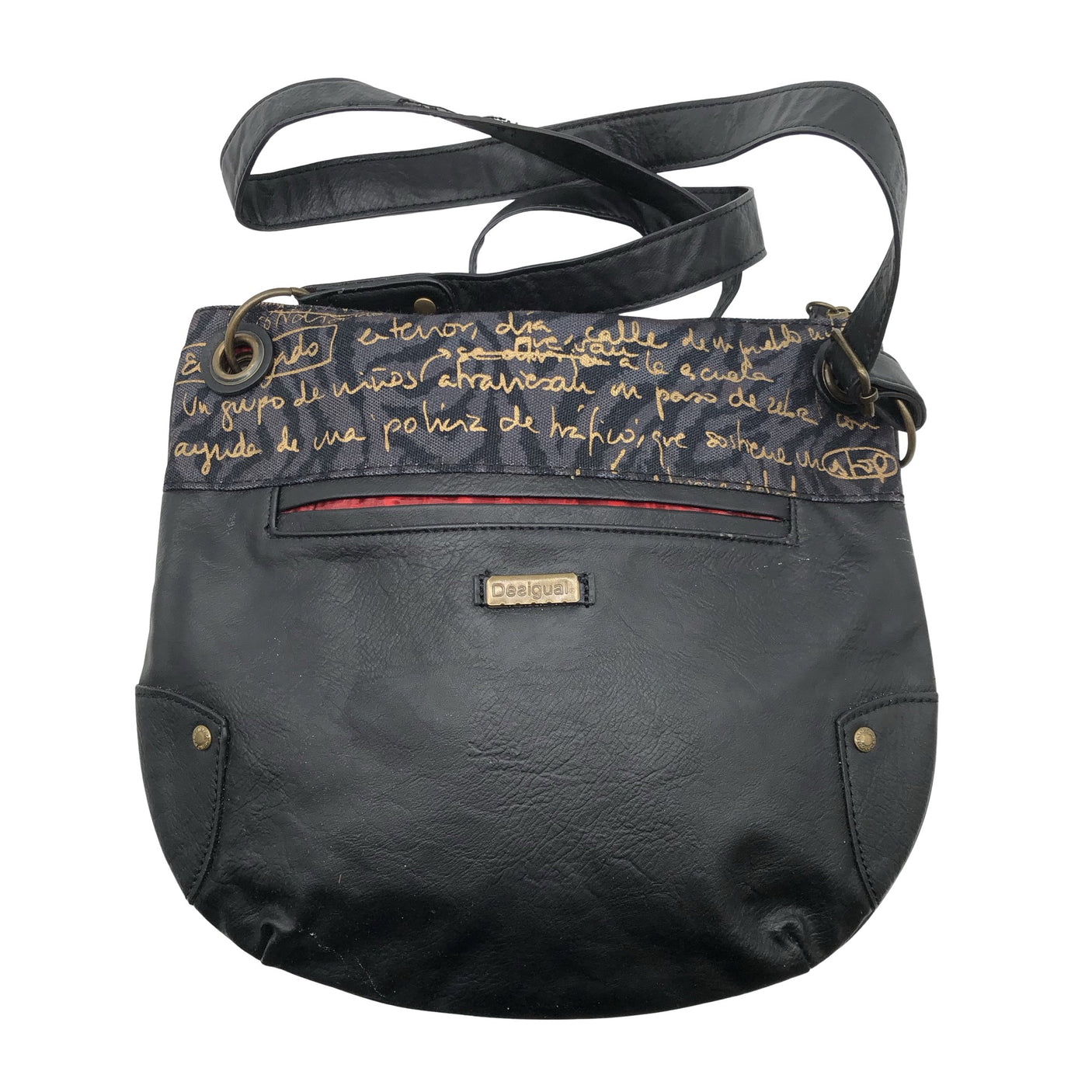 Unisex Desigual - Shoulder bag, size Midi - Black (2)