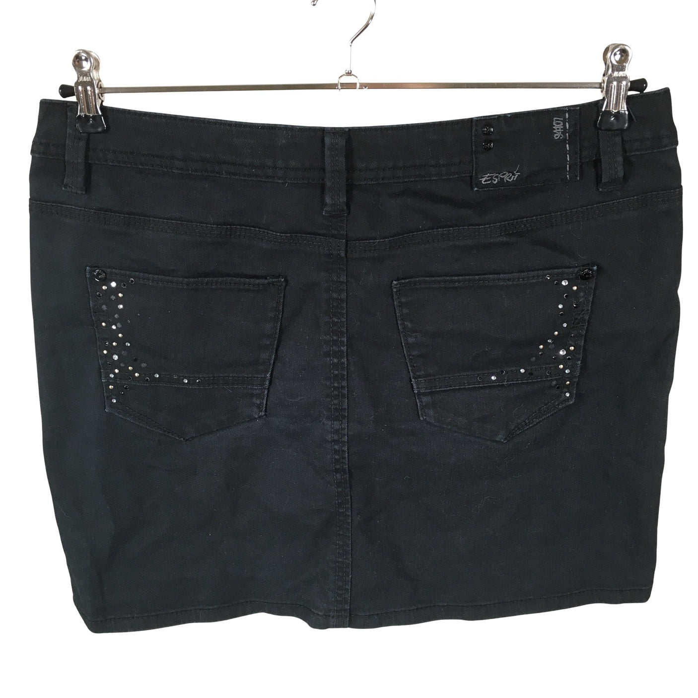 Unisex Esprit - Denim skirt, size 40 - Black (2)