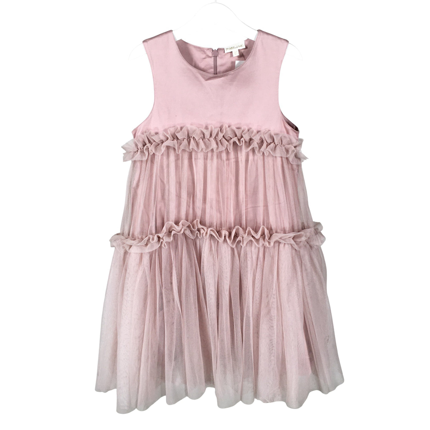Unisex POMPdeLUX - Party dress, size 134 - 140 - Light pink (1)