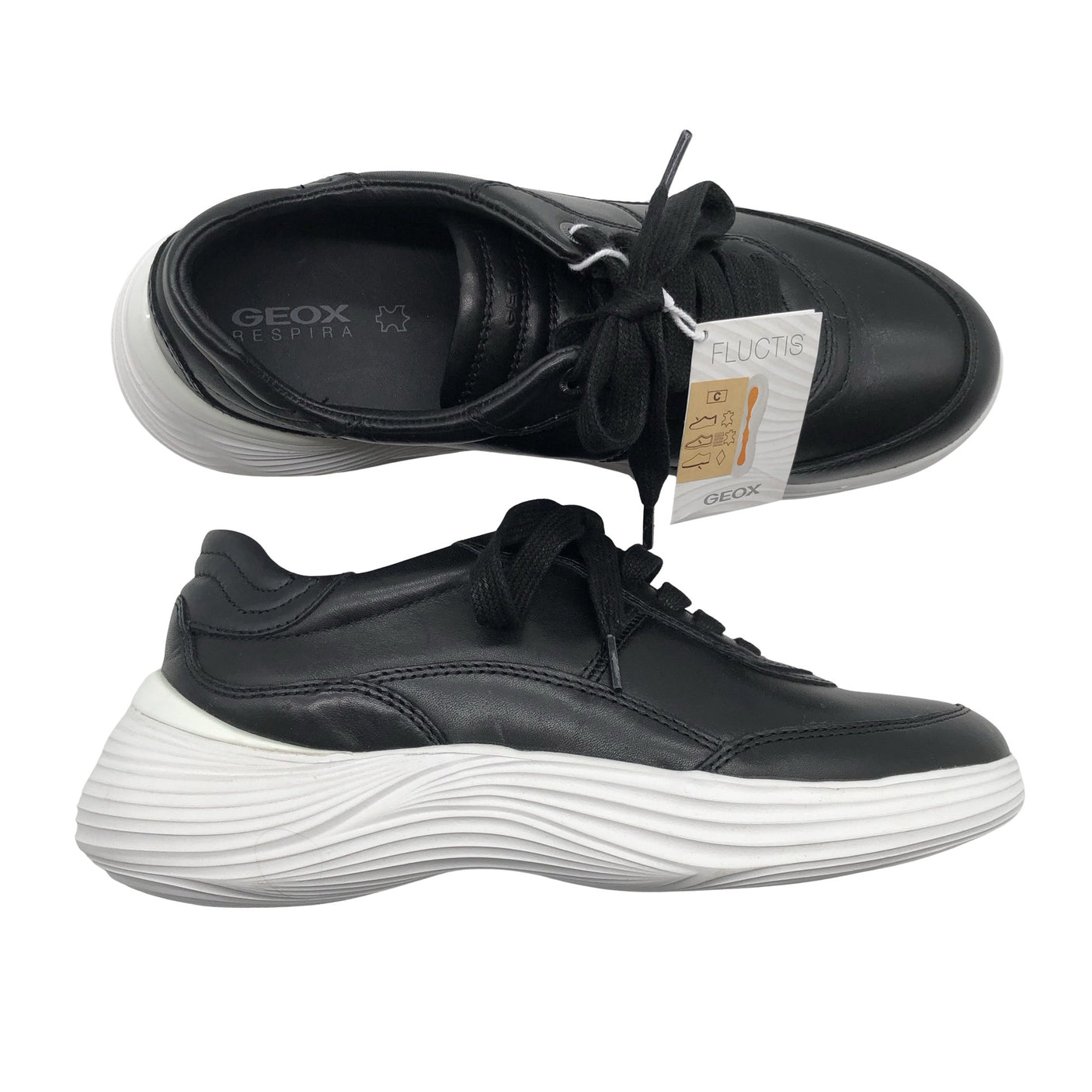 Unisex Geox - Casual sneakers, size 38 - Black (1)