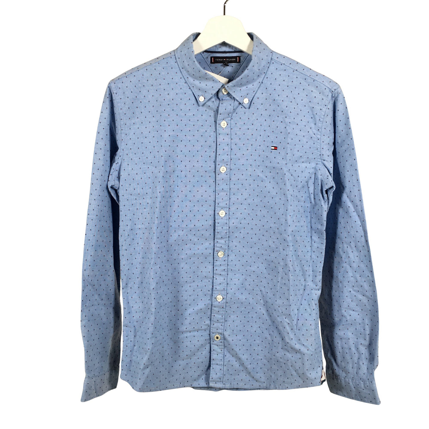 Unisex Tommy Hilfiger - Collared shirt, size 164 - 170 - Blue (1)
